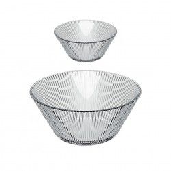 Conjunto Saladeira Vidro com 6 Taas 12cm
