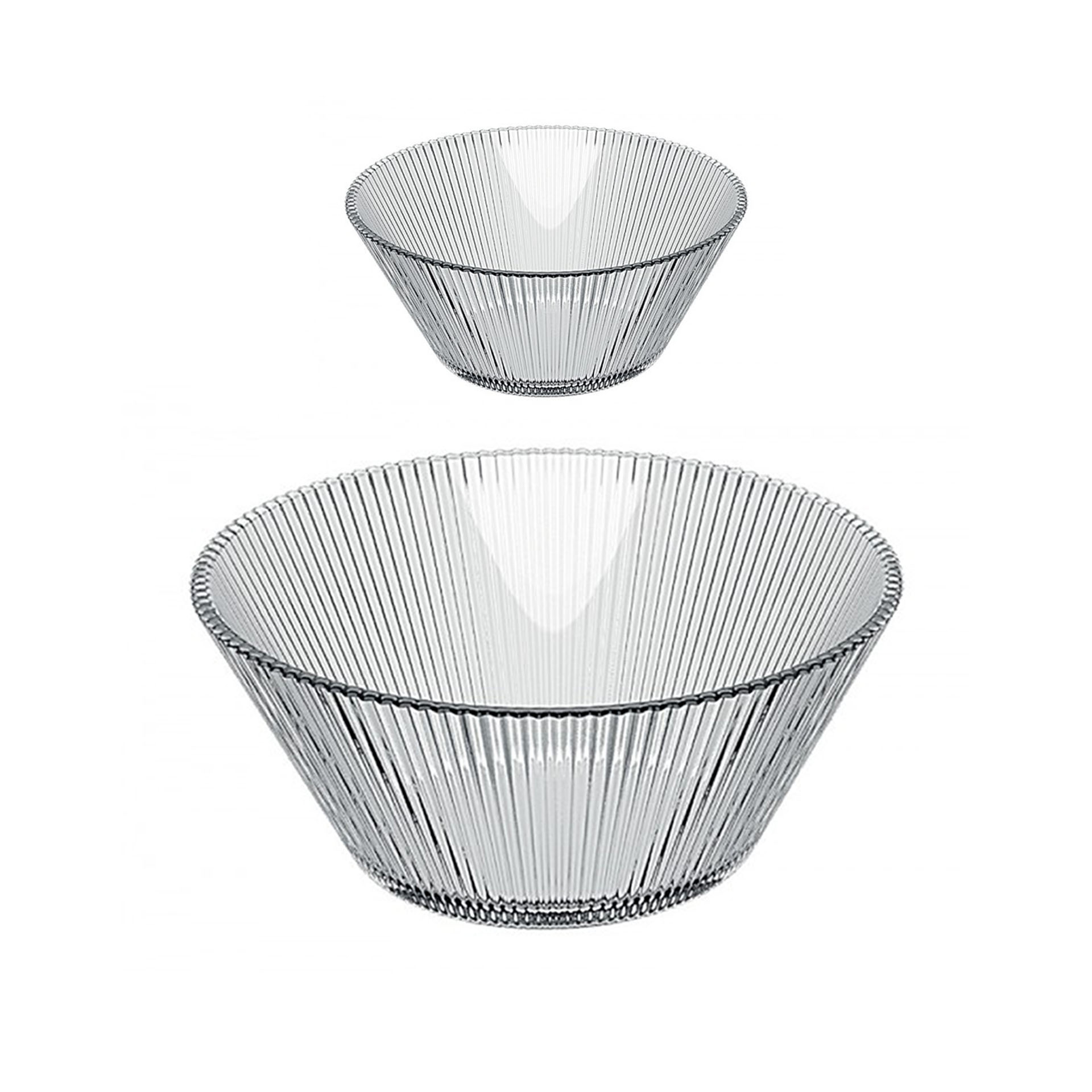 Conjunto Saladeira Vidro com 6 Taças 12cm