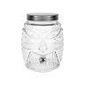 Dispensador Vidro Tiki com Torneira 5L 15X25.5cm Dispensador Vidro Tiki com Torneira 5L 15X25.5cm