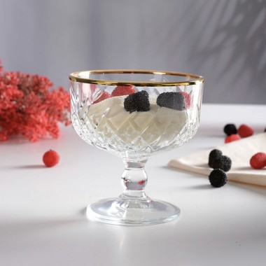 Taça Gelado Timeless Golden Touch 25cl Pack 2