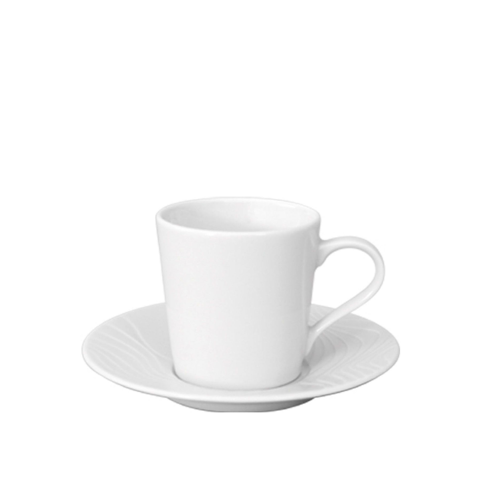 Chávena Café Waves com Prato 10cl 6X7cm