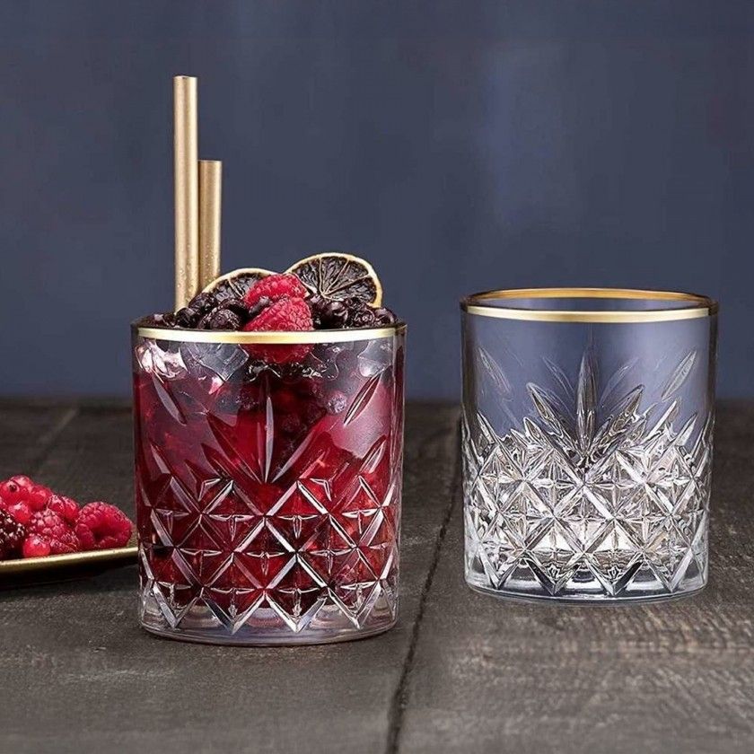 Copo sem P Timeless Golden Touch Baixo 34.5cl Pack 4