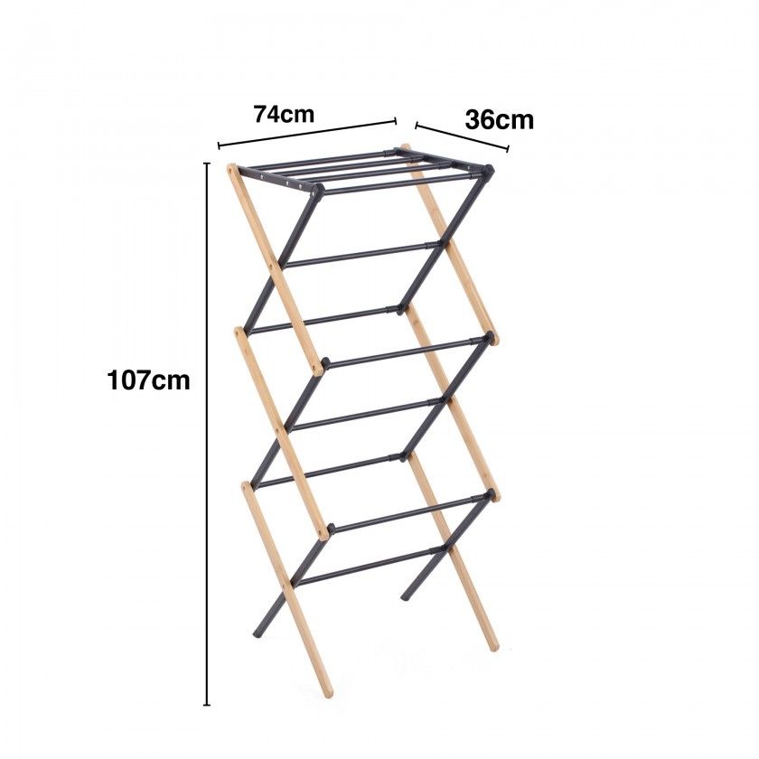 Estendal Vertical Ferro Dobrável 74X36X107cm Estendal Vertical Ferro Dobrável 74X36X107cm