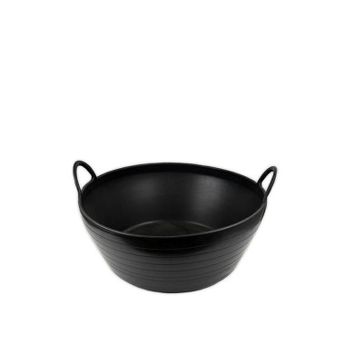 Selha Flex Reforçada com Asas Preta 35L 55X50X27cm