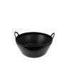 Selha Flex Reforada com Asas Preta 35L 55X50X27cm