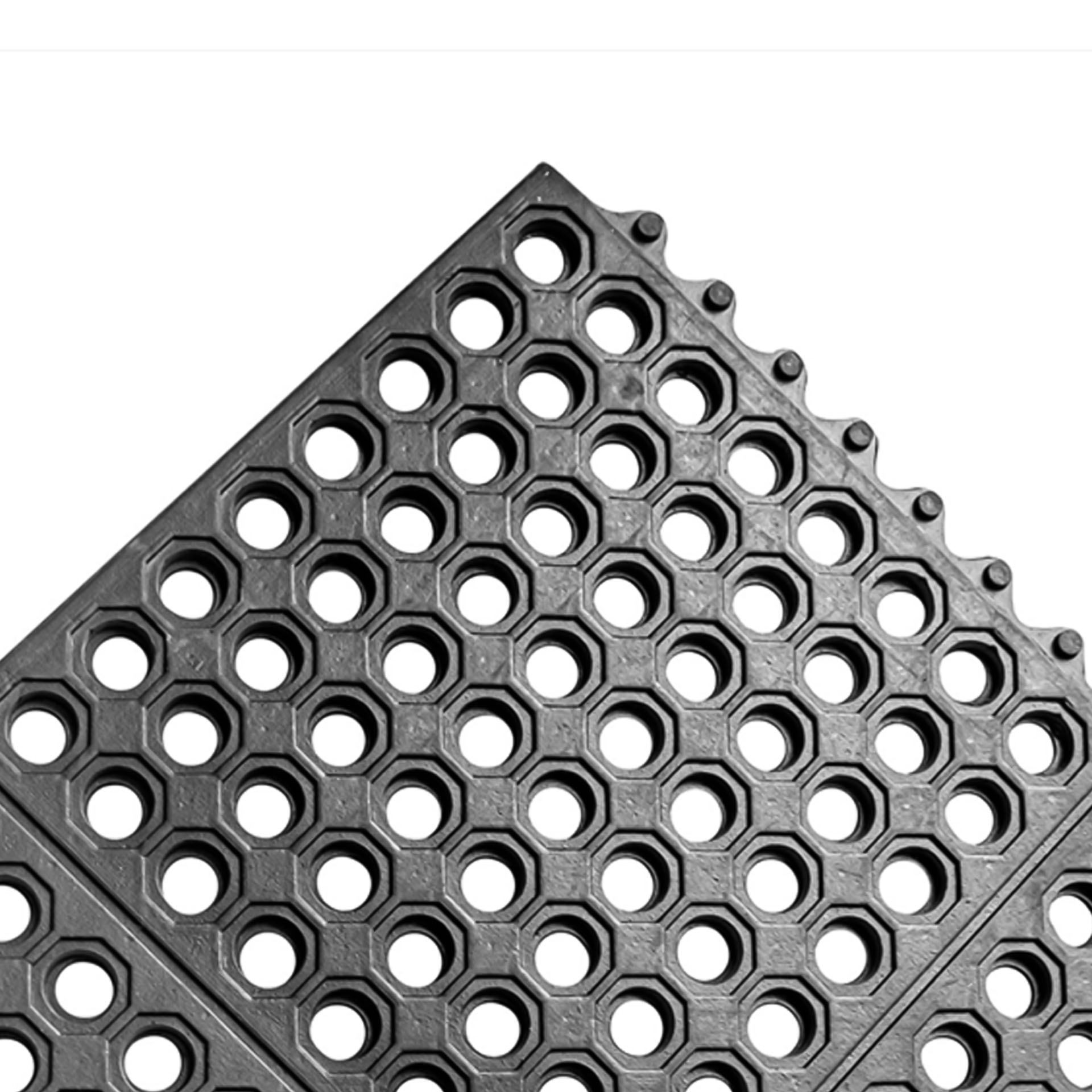 Tapete Antifadiga / Segurança Preto 91.4X91.4X1.4cm