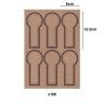 Folha com 6 Etiquetas Redondo A4 6X12.5cm Pack 100 Folha com 6 Etiquetas Redondo A4 6X12.5cm Pack 100
