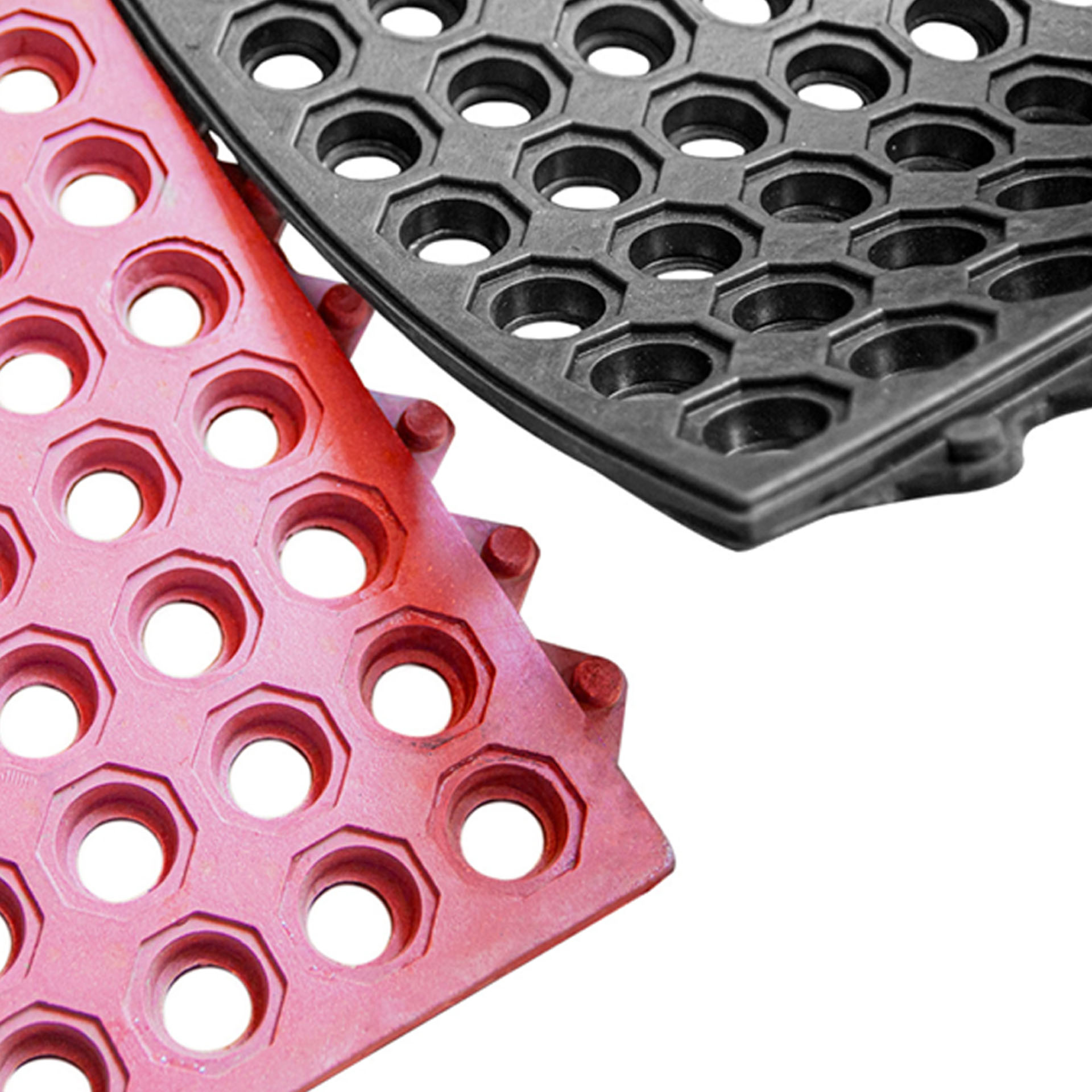 Tapete Antifadiga / Segurança Preto 91.4X91.4X1.4cm