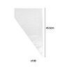 Saco Pasteleiro 75 Microns 45.5cm Pack 100