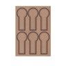 Folha com 6 Etiquetas Redondo A4 6X12.5cm Pack 100 Folha com 6 Etiquetas Redondo A4 6X12.5cm Pack 100