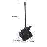 Apanhador com Tampa e Pega Preto 87X34X27.5cm