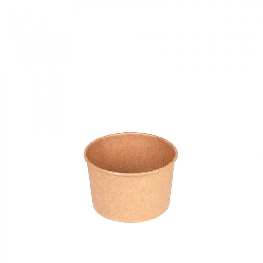 Saladeira Carto Kraft Redondo 480ml 11X9cm Pack 50