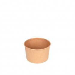 Saladeira Carto Kraft Redondo 480ml 11X9cm Pack 50
