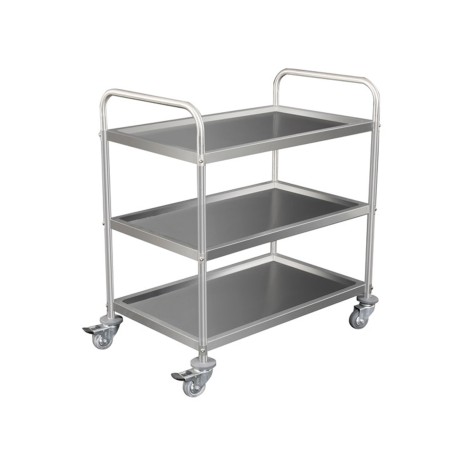 Carro Serviço Inox 3 Estantes 85X53X95cm - Image product