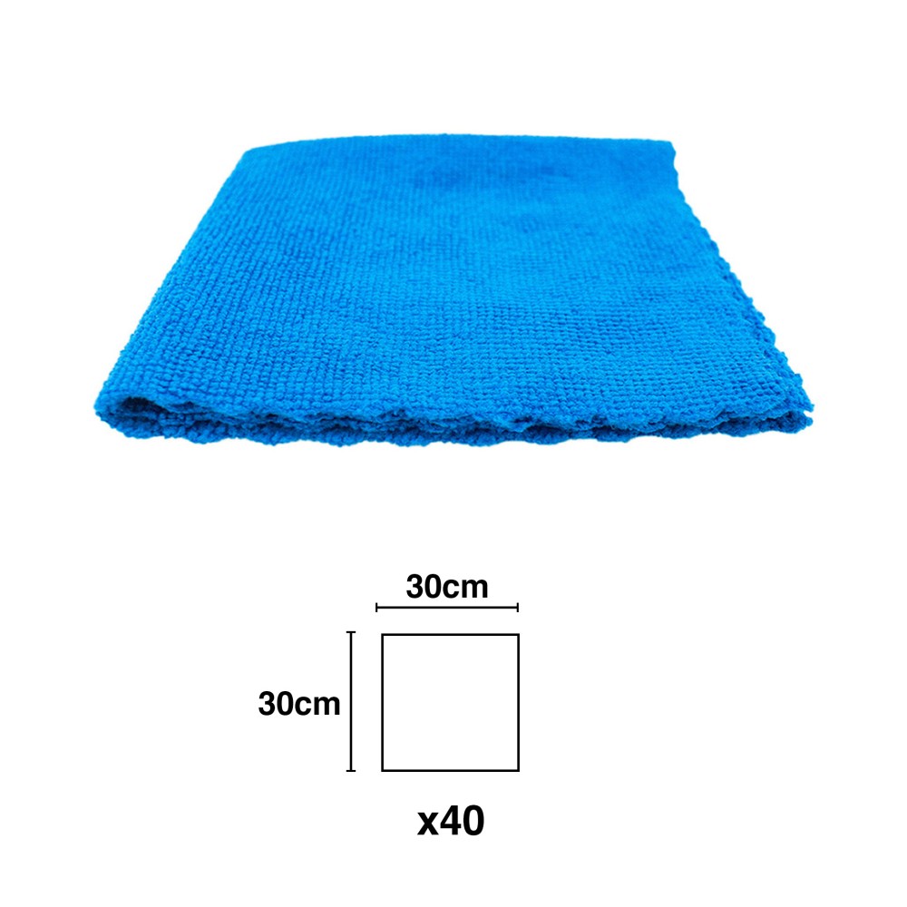 Pano Microfibra com Dispensador 30X30cm Pack 40
