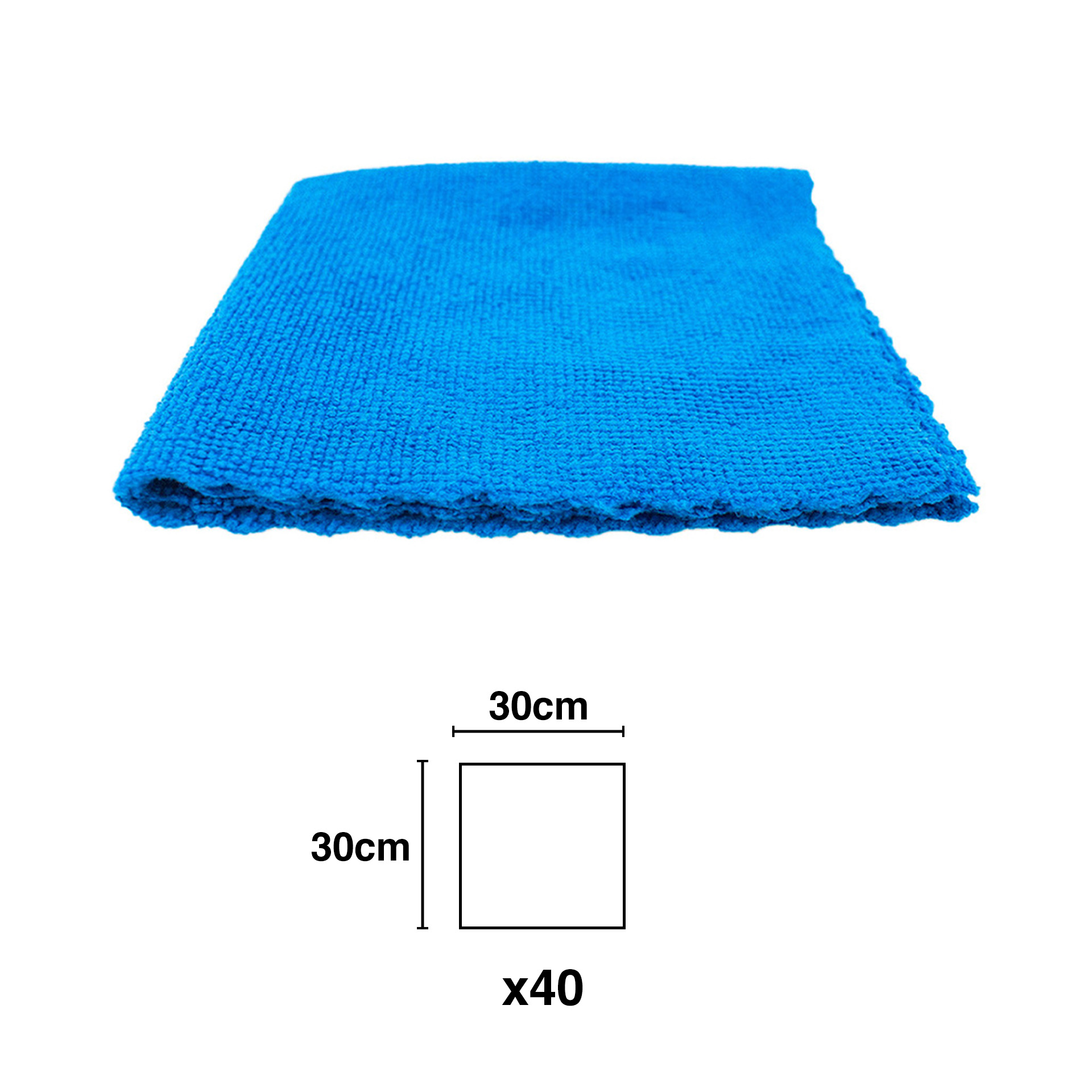 Pano Microfibra com Dispensador 30X30cm Pack 40