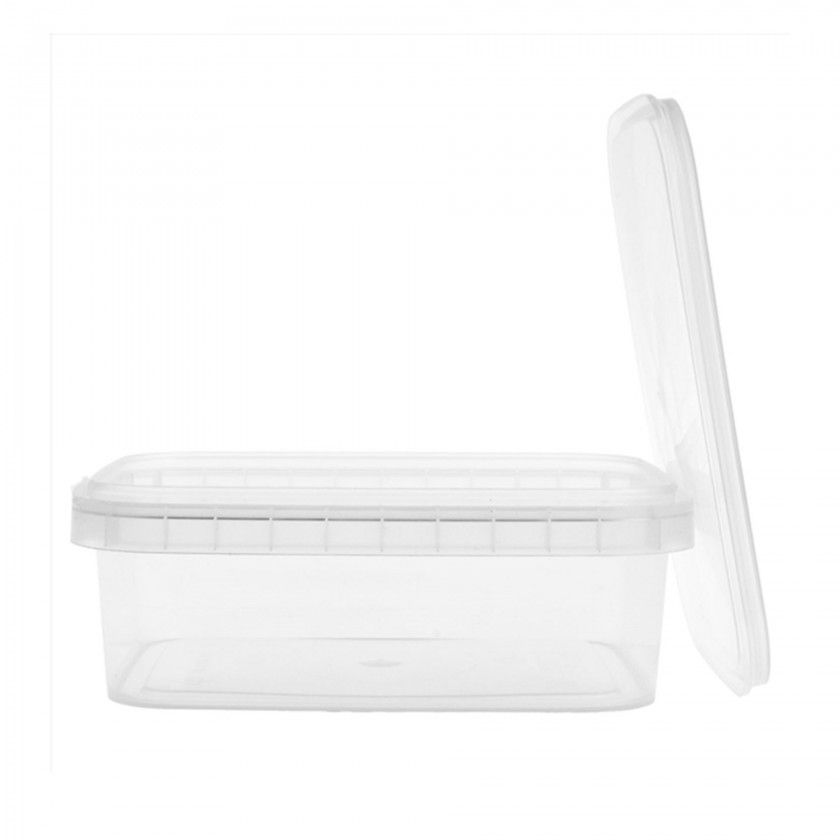 Caixa Hermética Inviolável com Tampa Incolor 270ml 12X8.8X4.2cm Caixa Hermética Inviolável com Tampa Incolor 270ml 12X8.8X4.2cm