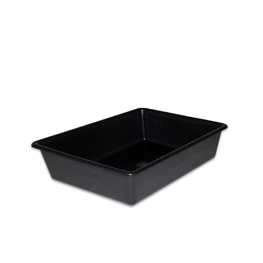 Bandeja Gaveta Plástico Preto 6L 36X27X9cm