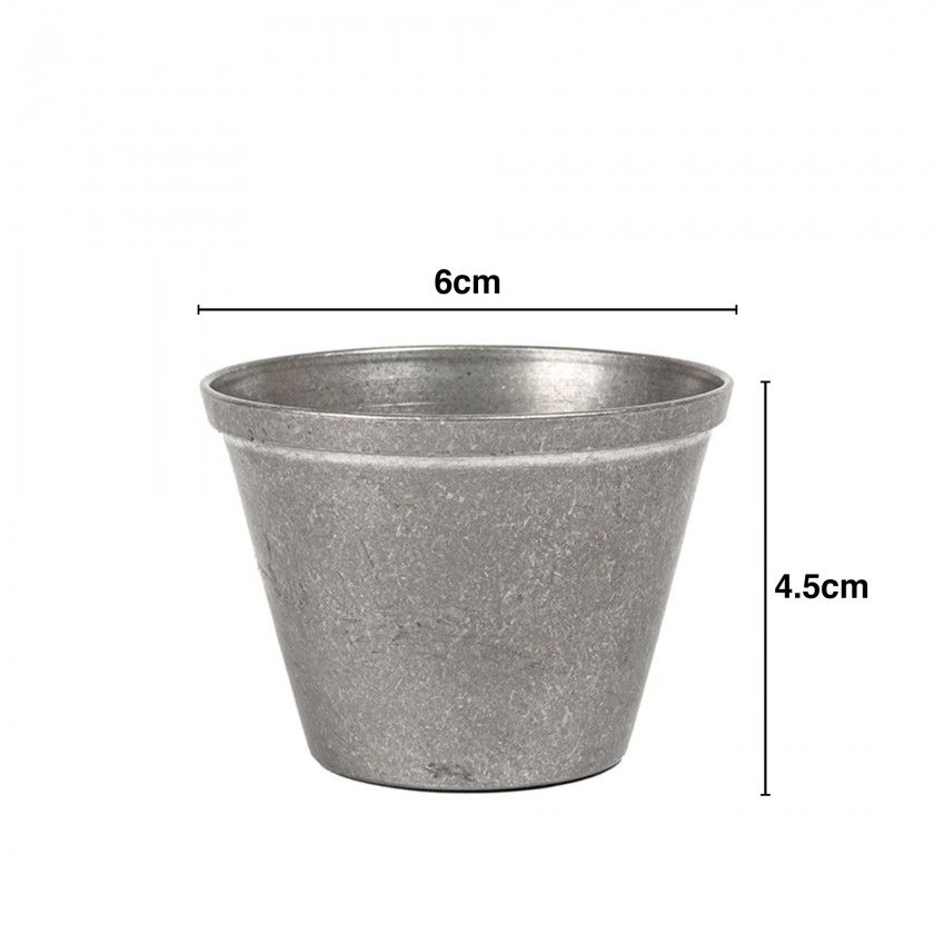 Tigela Molhos Inox Redondo 70ml 6X4.5cm Tigela Molhos Inox Redondo 70ml 6X4.5cm