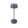 Candeeiro Led Metal Redondo Cinzento 11X32cm