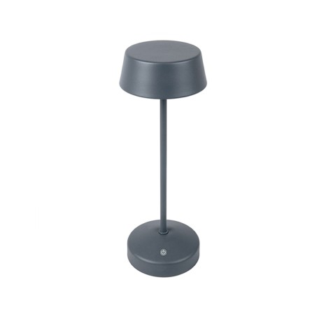 Candeeiro Led Metal Redondo Cinzento 11X32cm - Image product