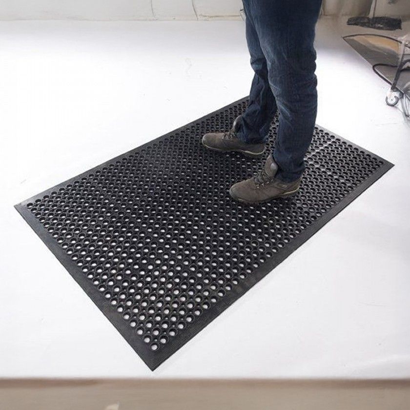 Tapete Antifadiga / Segurança Preto 152.4X91.4X1.2cm Tapete Antifadiga / Segurança Preto 152.4X91.4X1.2cm