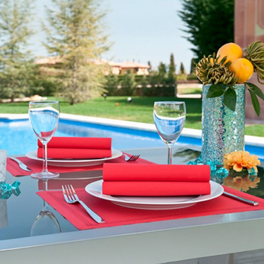 Guardanapo Airlaid Vermelho 40X40cm Pack 50 Guardanapo Airlaid Vermelho 40X40cm Pack 50