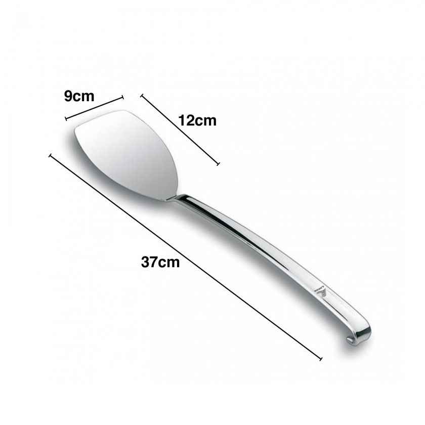 Espátula Inox Profissional 9X12X37cm Espátula Inox Profissional 9X12X37cm