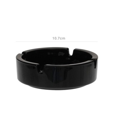 Cinzeiro Empilh�vel Preto 10.7X3.5cm