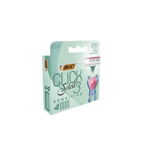Recargas Bic Click 3 Soleil Sensitive Pack 4 - Image product