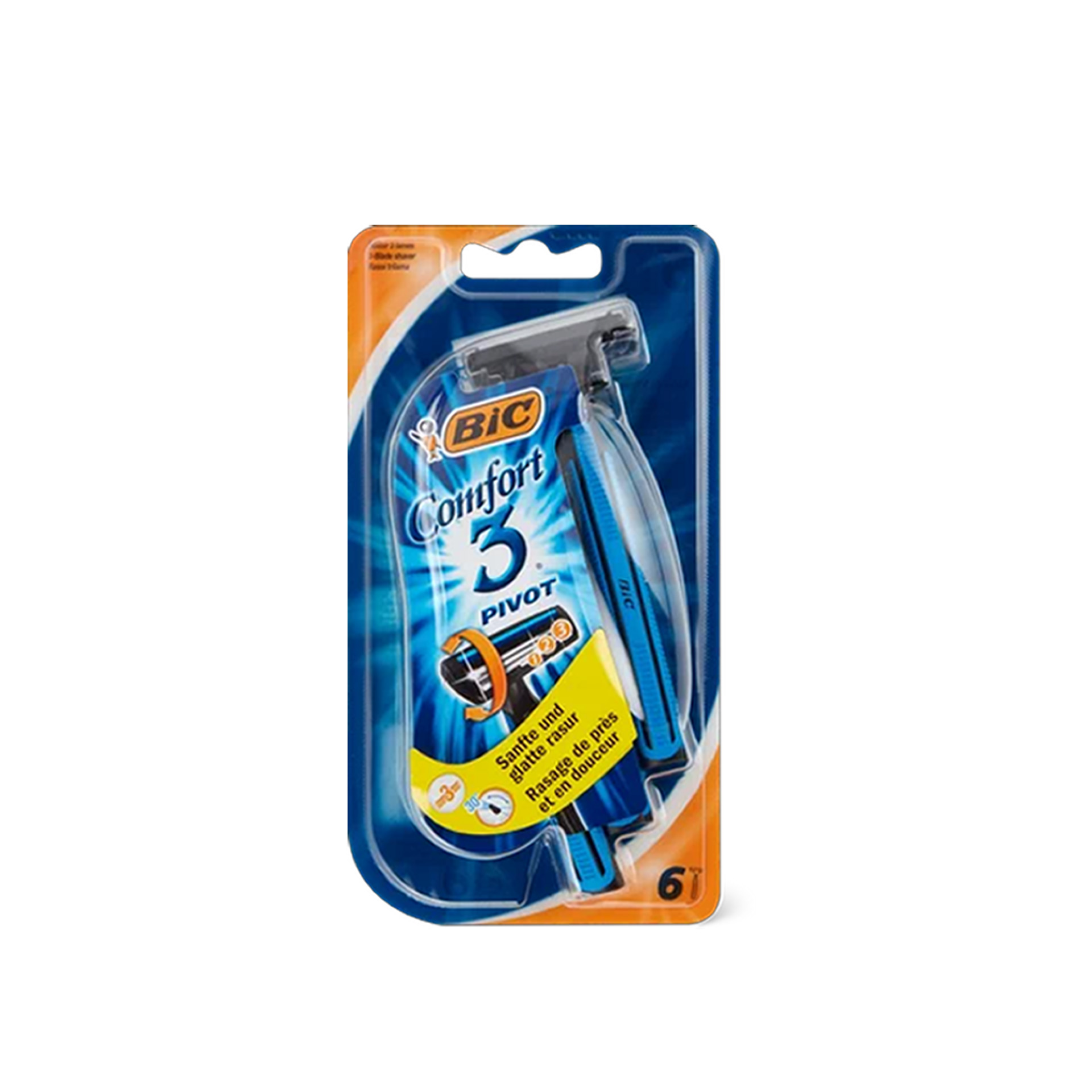 Máquina Barbear Bic Comfort 3 Pivot 4+2 Recargas