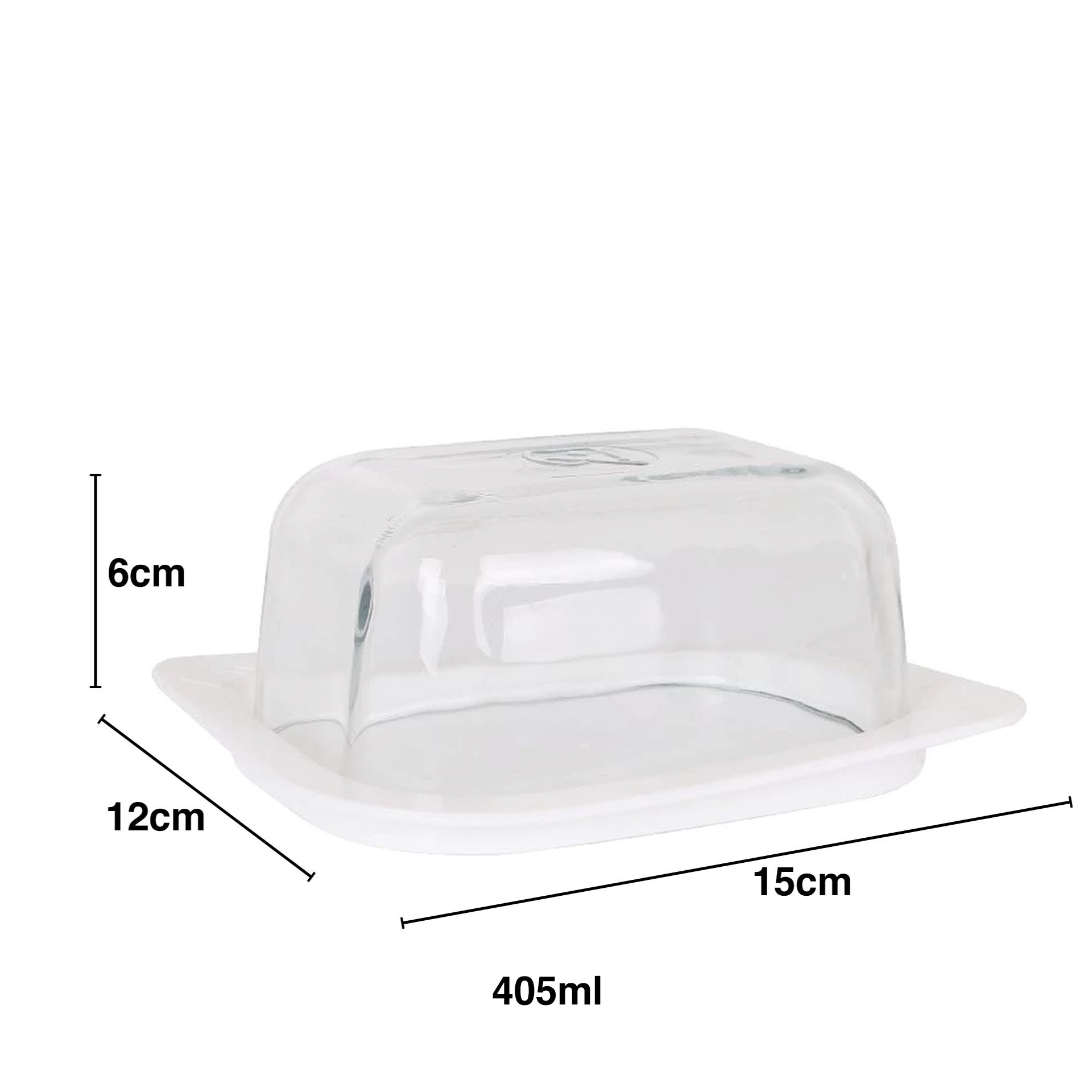 Manteigueira Pera 405ml 15X12X6cm