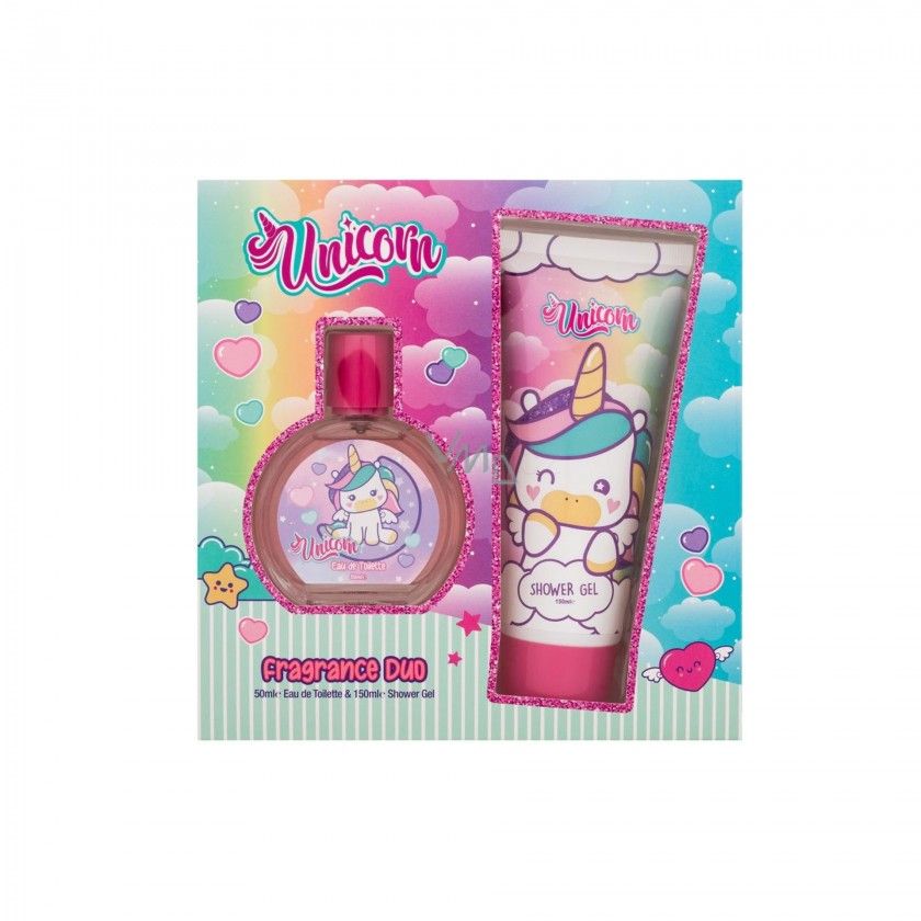 Conjunto Unicórnio Perfume 50ml + Gel Banho 150ml Conjunto Unicórnio Perfume 50ml + Gel Banho 150ml