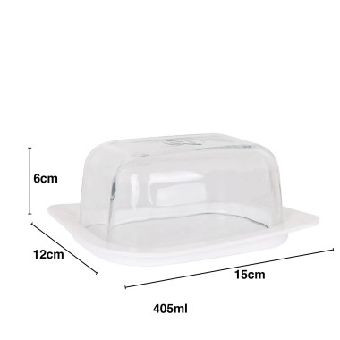 Manteigueira Pera 405ml 15X12X6cm