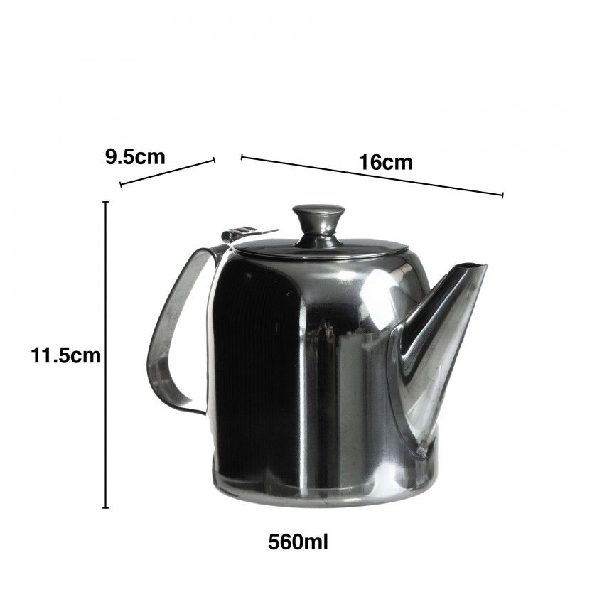 Bule Inox My Bar Prateado 560ml 9.5X16X11.5cm Bule Inox My Bar Prateado 560ml 9.5X16X11.5cm