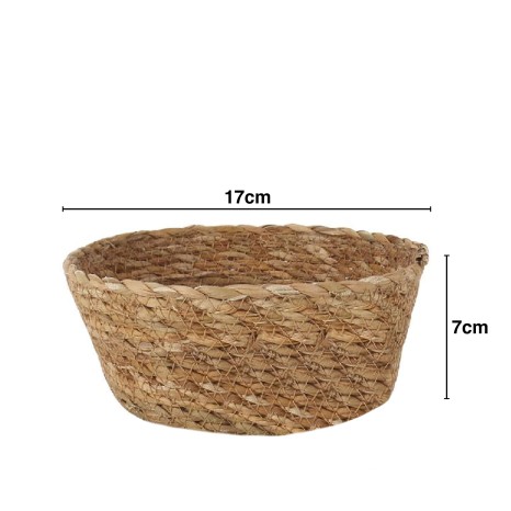 Cesto Vime Redondo 17X7cm - Image product