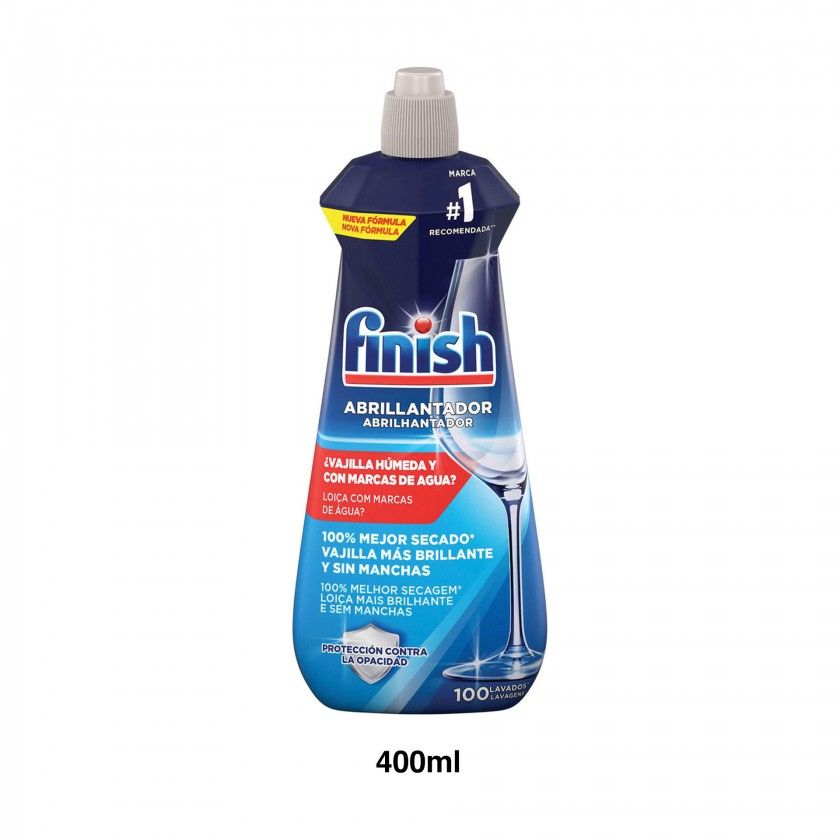 Detergente Abrilhantador Máquina Loiça Finish 400ml Detergente Abrilhantador Máquina Loiça Finish 400ml