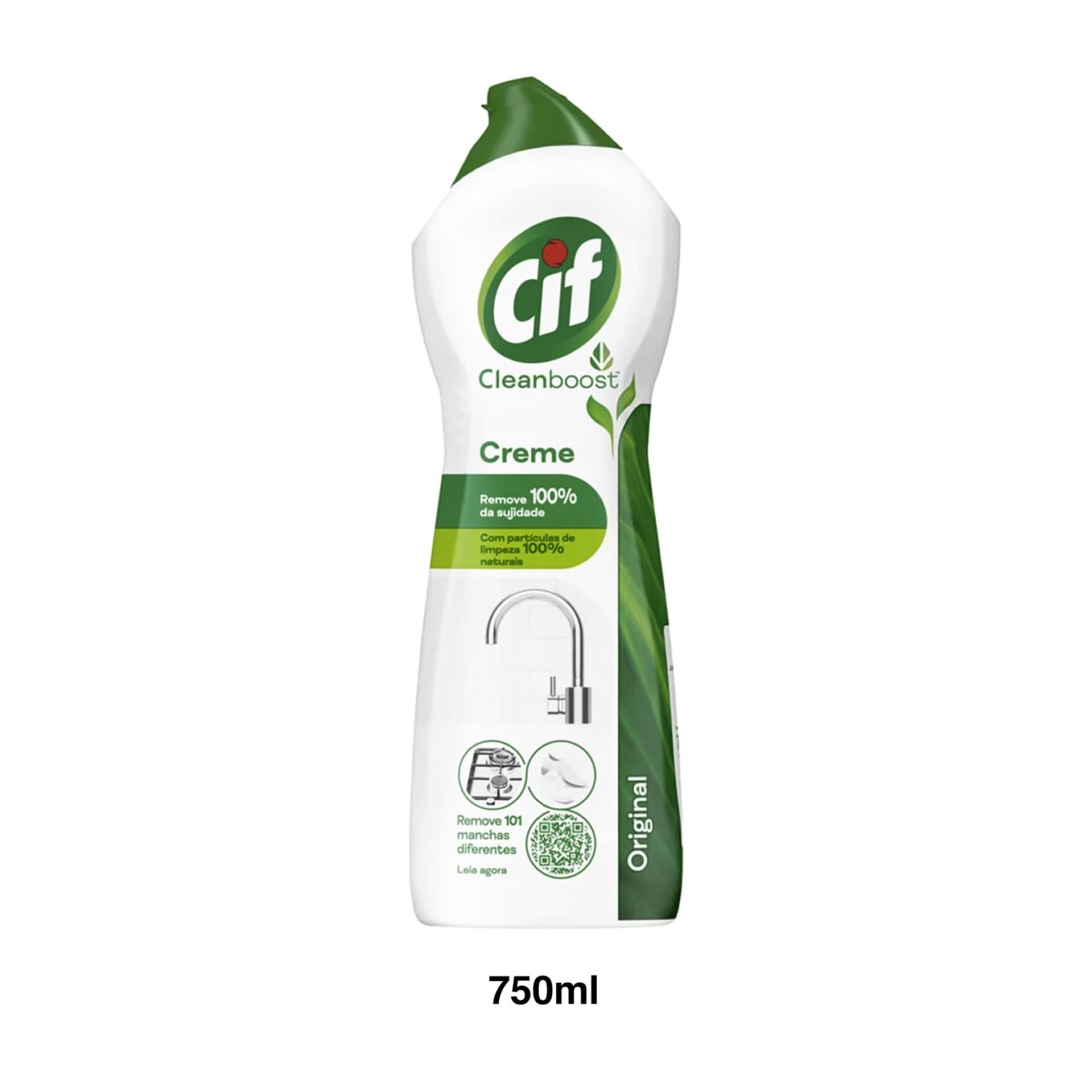 Detergente Creme Cif Micro Cristais Original 750ml