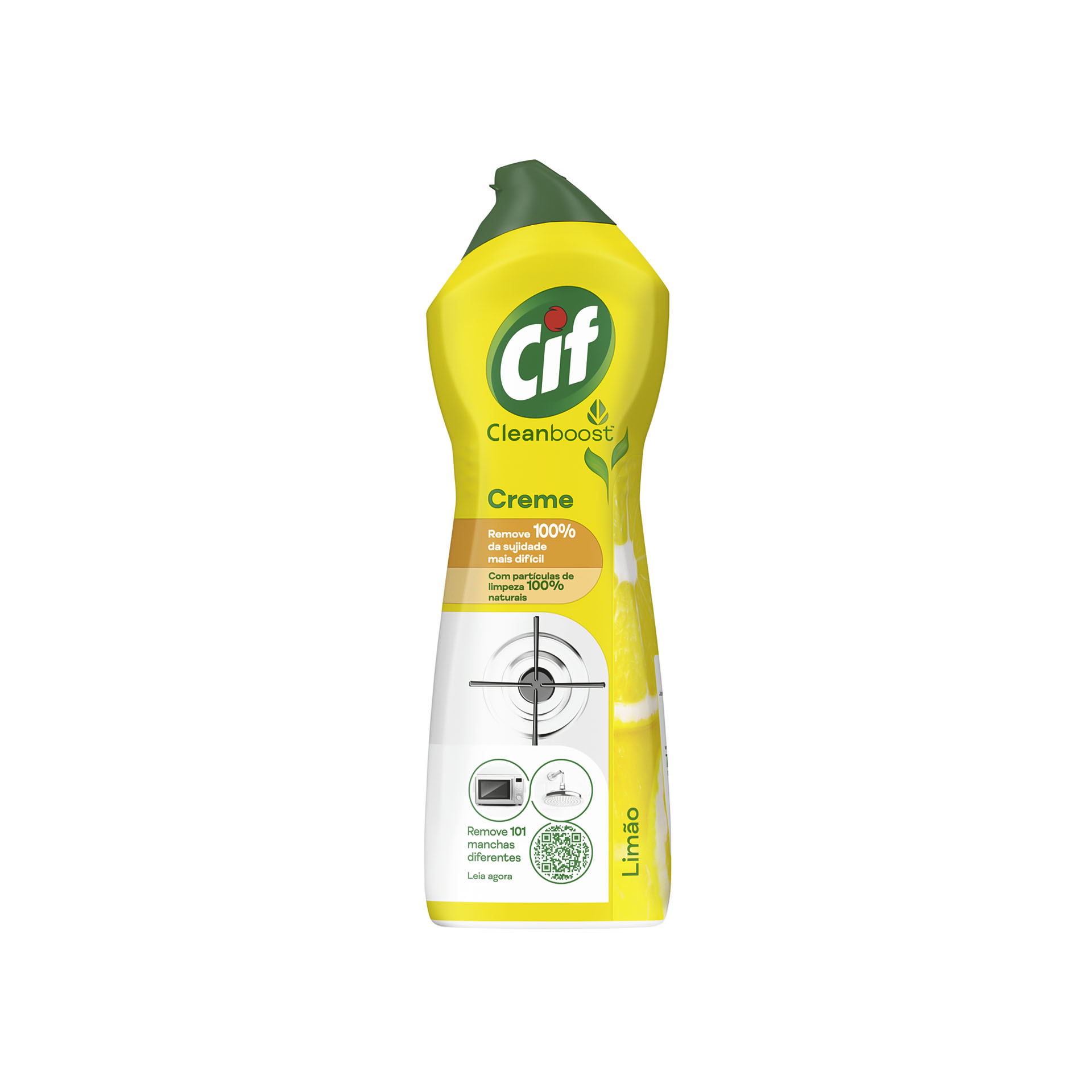 Detergente Creme Cif Micro Cristais Limão 750ml
