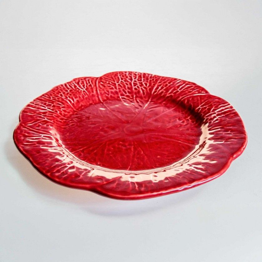 Prato Raso Couve Cerâmica 27cm Prato Raso Couve Cerâmica 27cm
