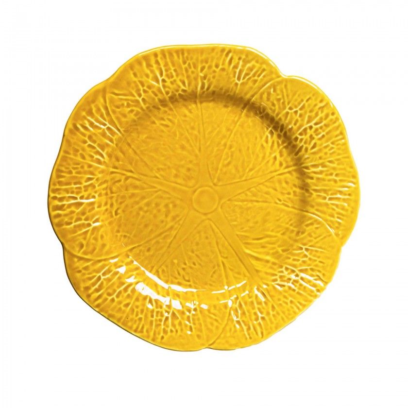 Prato Raso Couve Cerâmica 27cm Prato Raso Couve Cerâmica 27cm