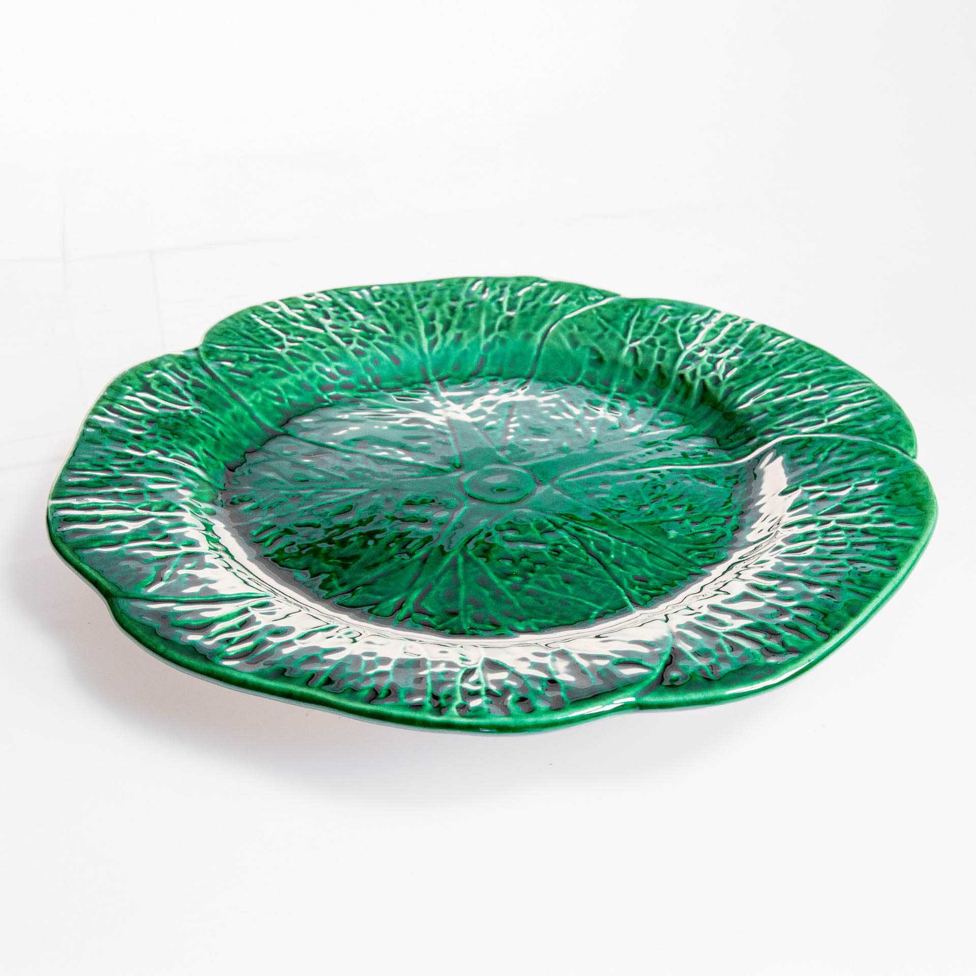 Prato Raso Couve Cerâmica 27cm