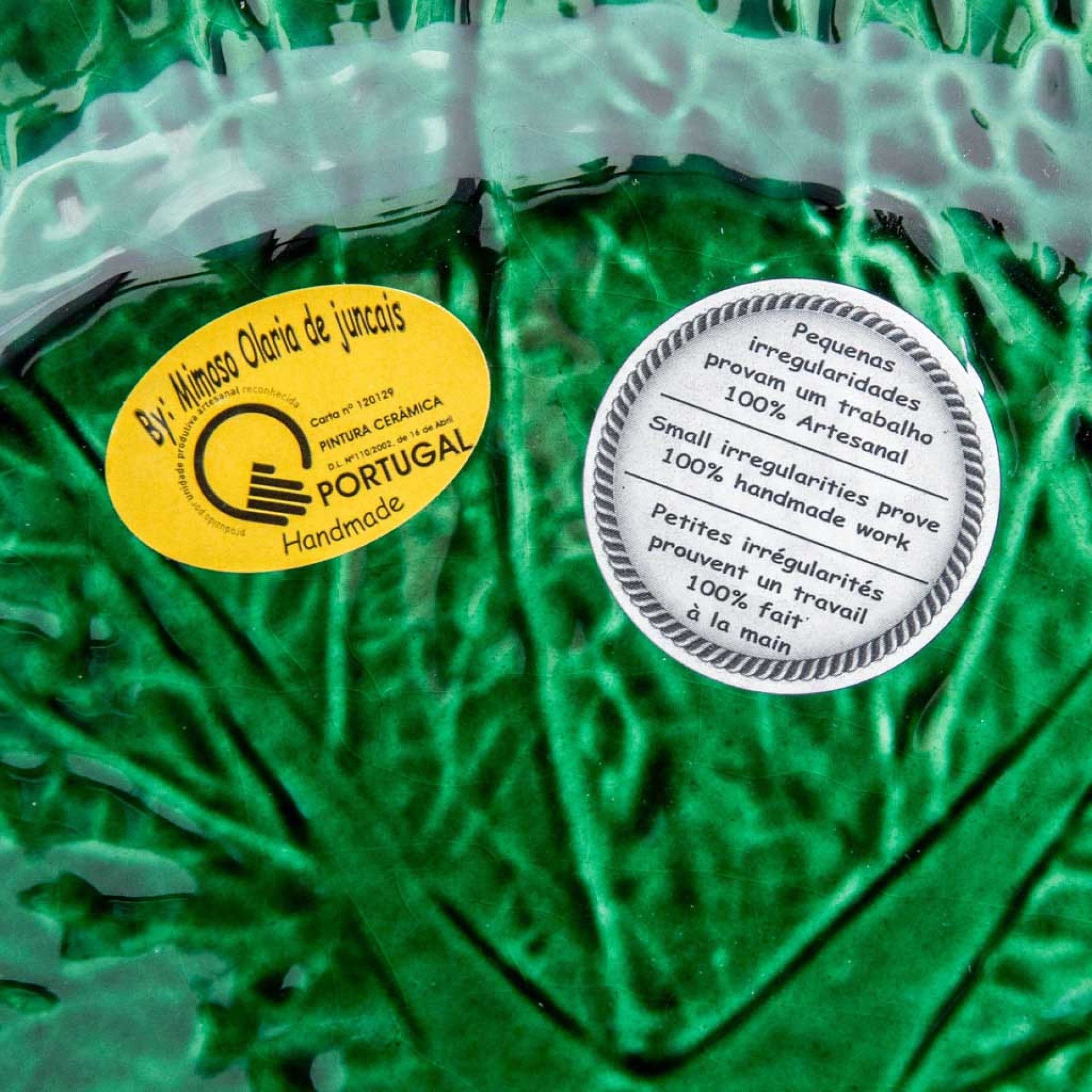 Prato Raso Couve Cerâmica 27cm