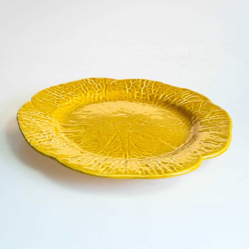 Prato Raso Couve Cerâmica 27cm Prato Raso Couve Cerâmica 27cm