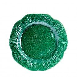 Prato Raso Couve Cerâmica 27cm Prato Raso Couve Cerâmica 27cm