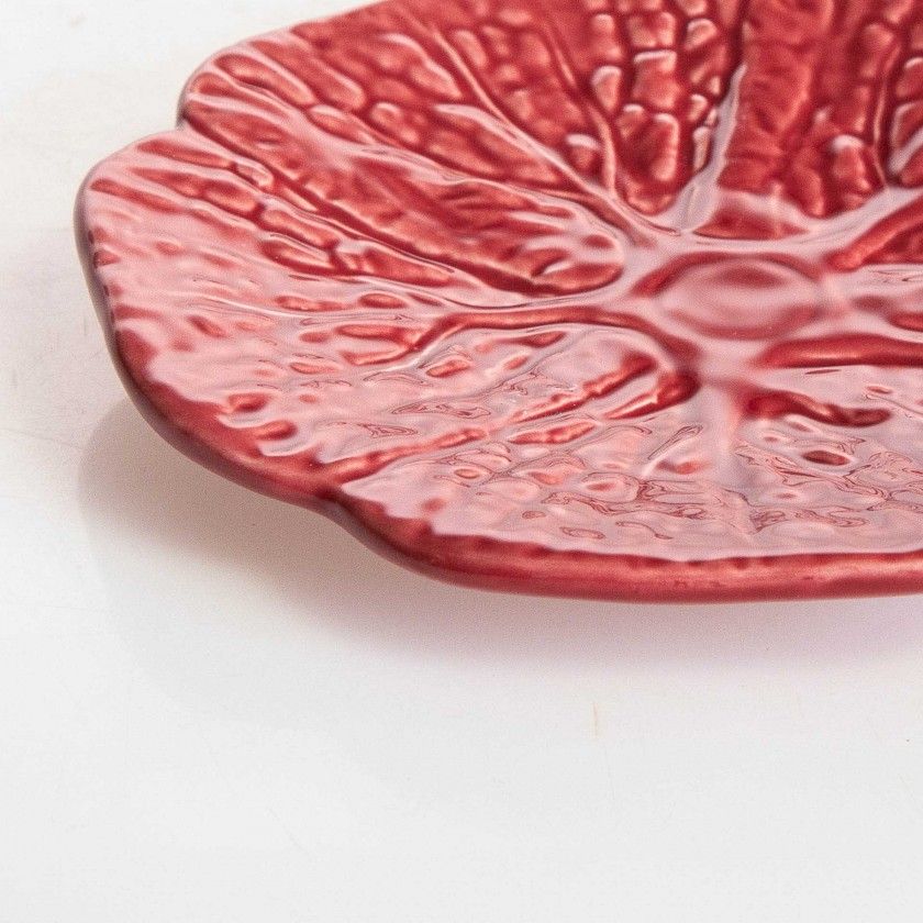 Prato Raso Couve Cerâmica 20cm Prato Raso Couve Cerâmica 20cm