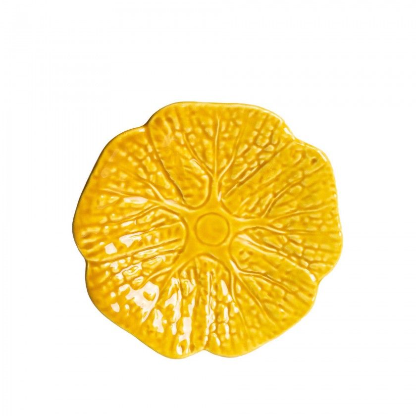 Prato Raso Couve Cerâmica 20cm Prato Raso Couve Cerâmica 20cm