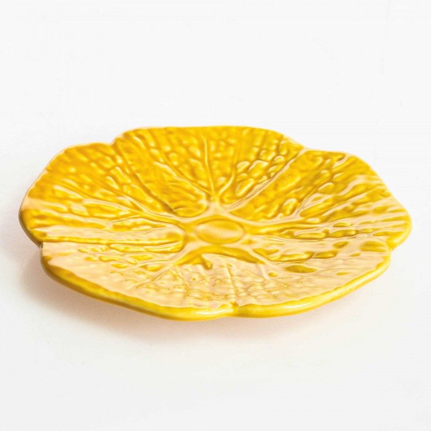 Prato Raso Couve Cerâmica 20cm Prato Raso Couve Cerâmica 20cm