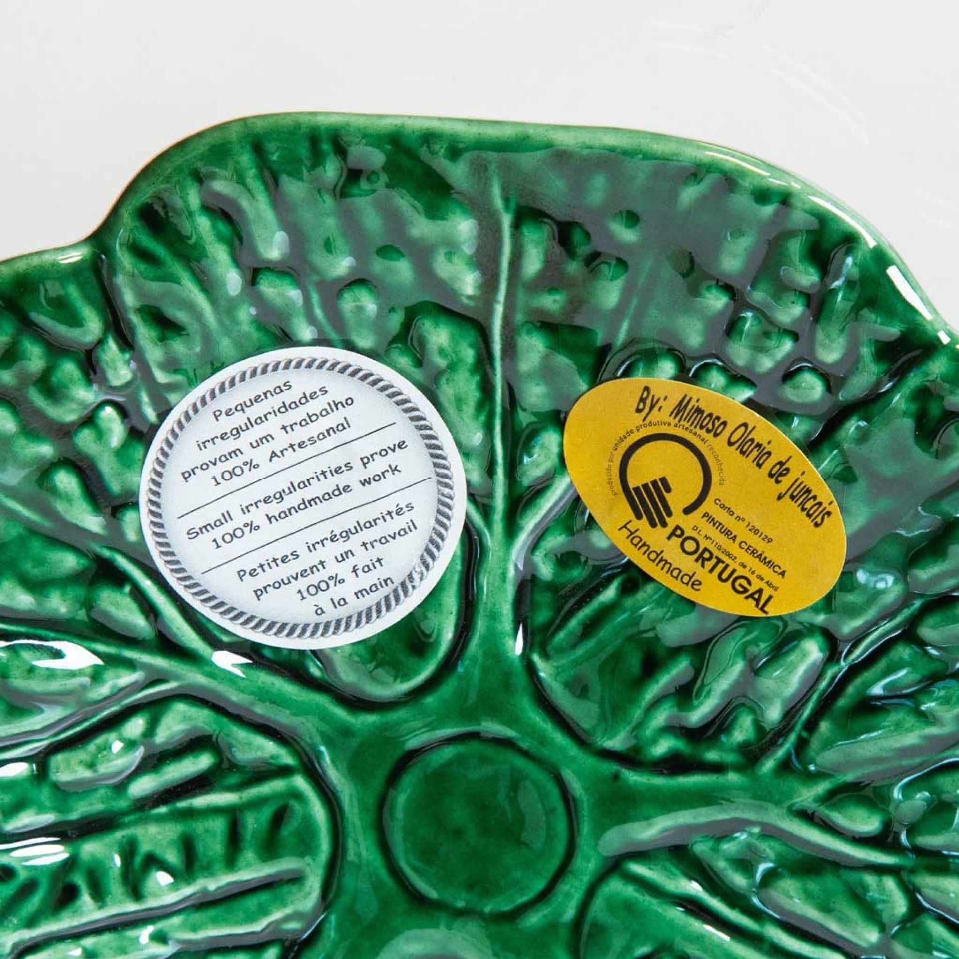 Prato Raso Couve Cerâmica 20cm