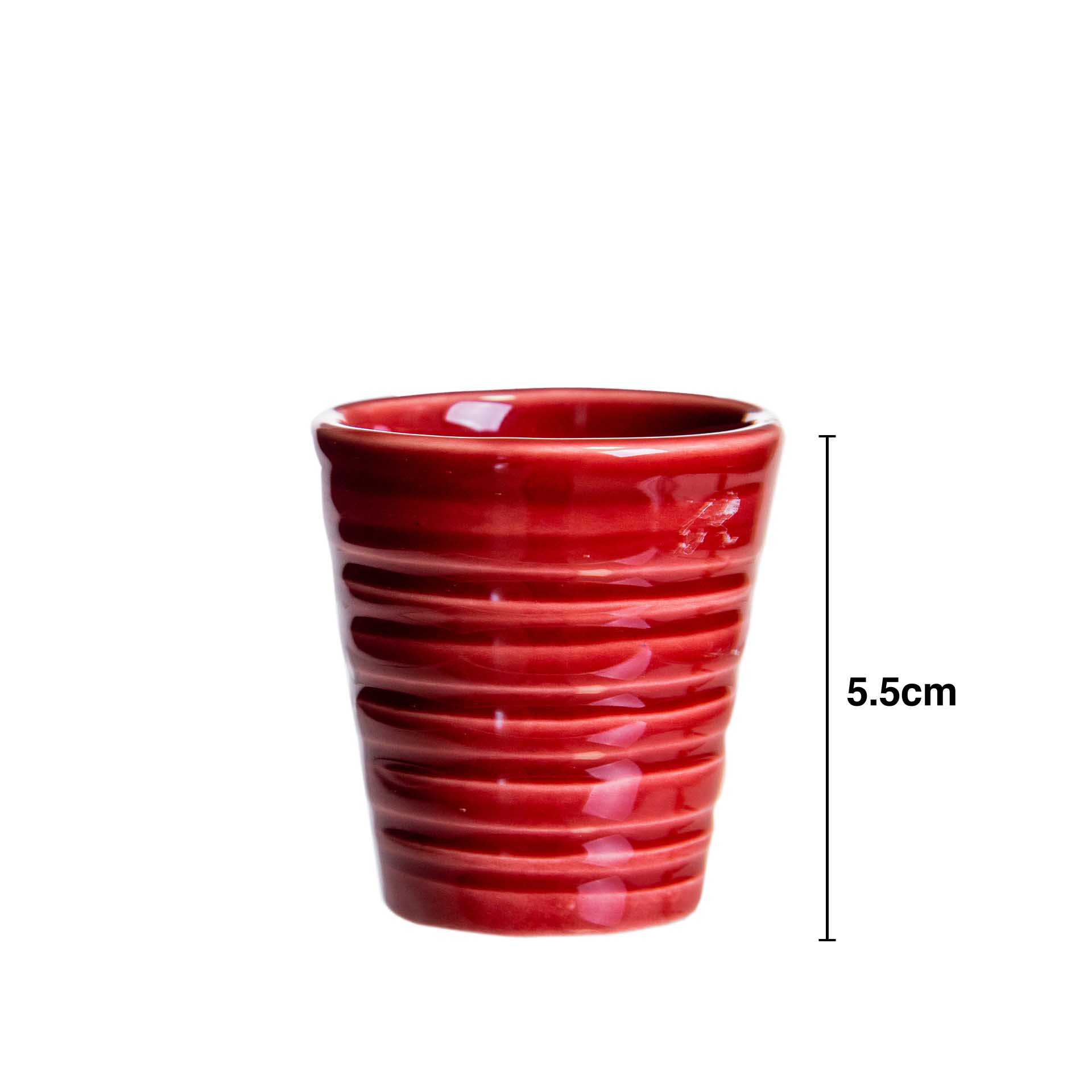 Copo Café Riscas Cerâmica 5.5cm